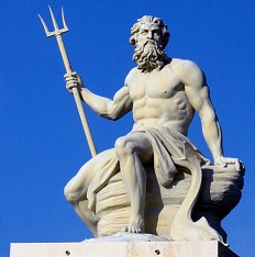 Trident held by Posidon